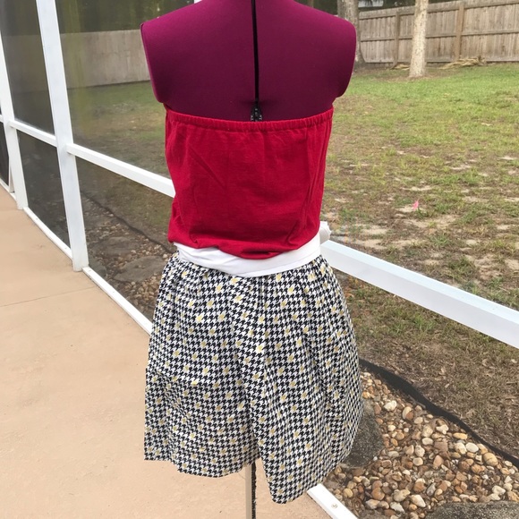 Alabama Crimson Tide strapless dress with sash - Picture 3 of 4